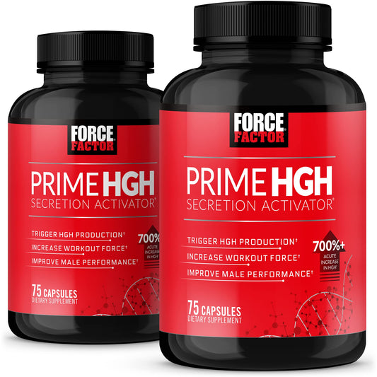 Front of Force Factor Prime HGH Secretion Activator 2-Pack box