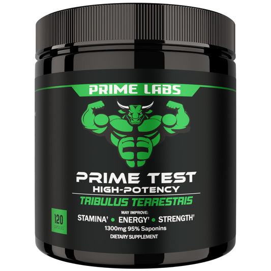 Prime Labs Tribulus Terrestris 1300mg bottle front view