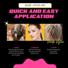 Prime Look Hair Wax Stick used for a classic slick-back style.