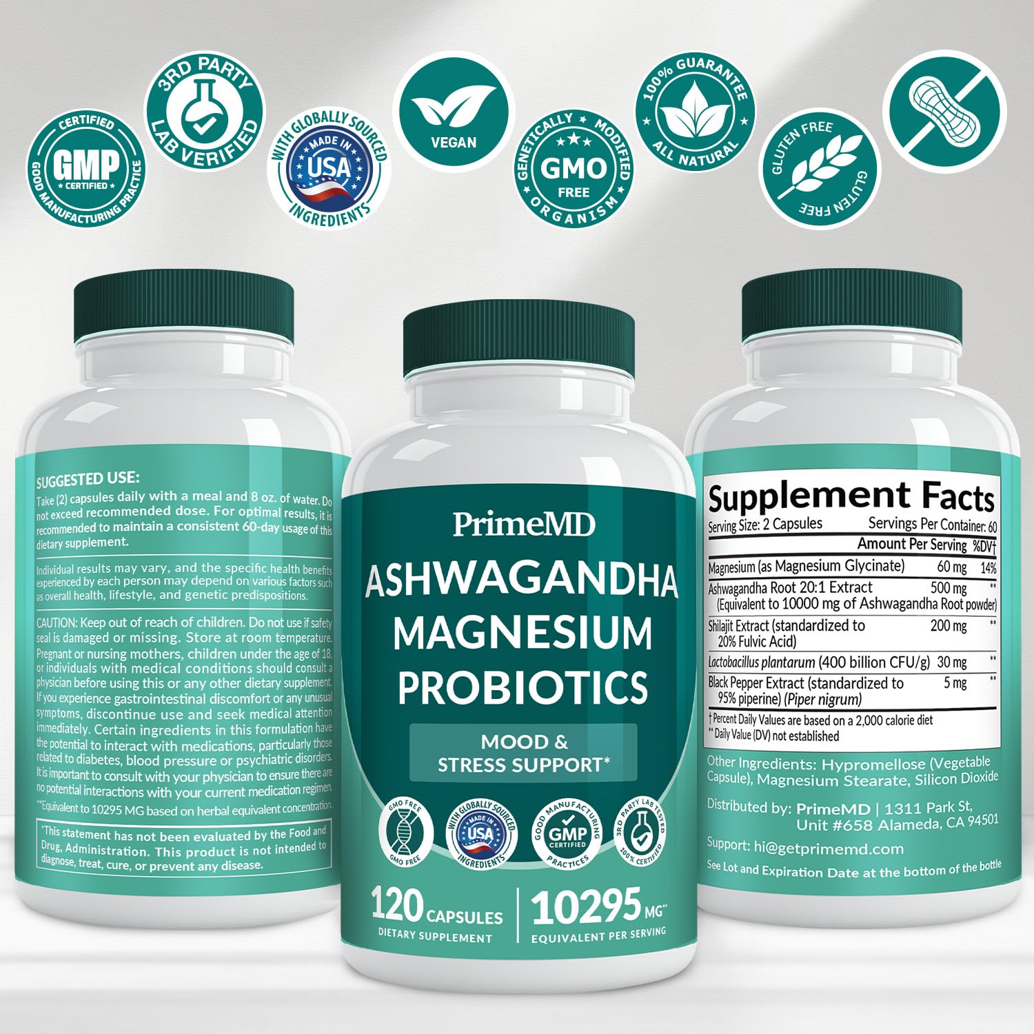 Product packaging indicating 120 count and Pack of 4