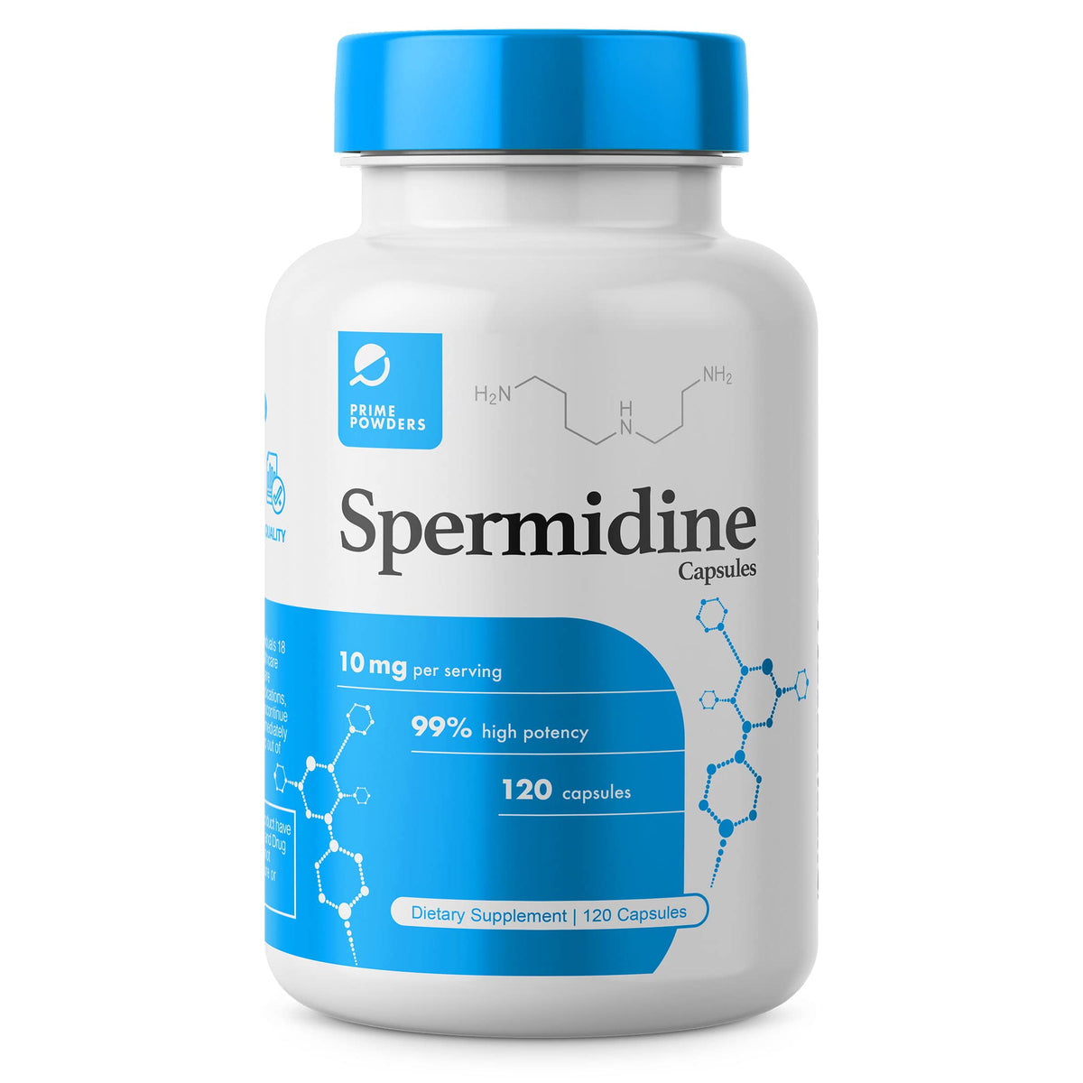 Prime Powders Spermidine capsules – gluten-free, 10 mg per serving