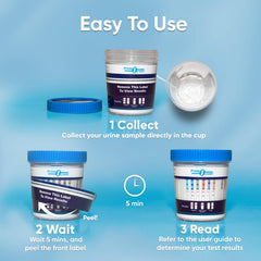 Prime Screen 12 Panel Drug Test Kit – bottle and test strips