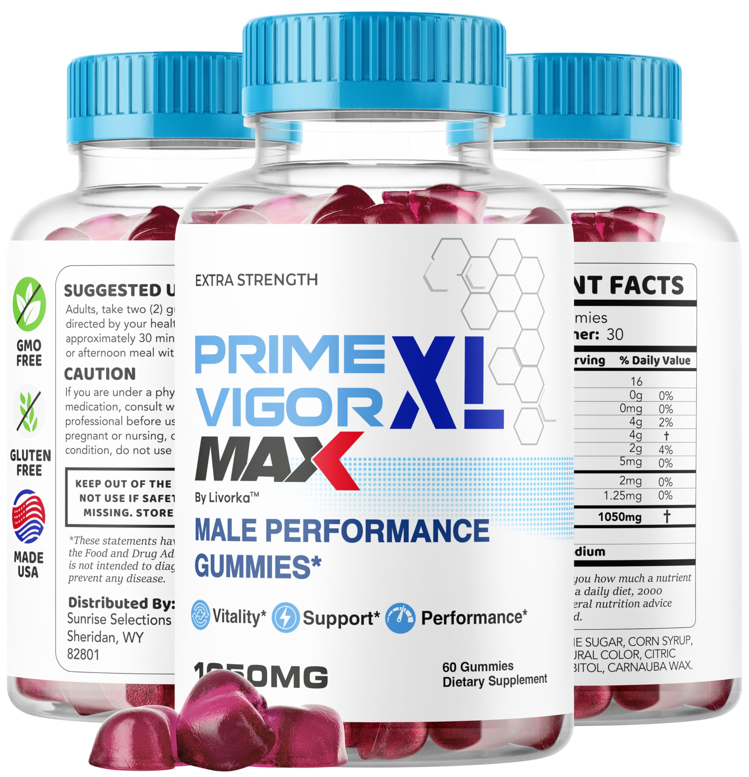 5-month supply packaging for Prime Vigor XL Max