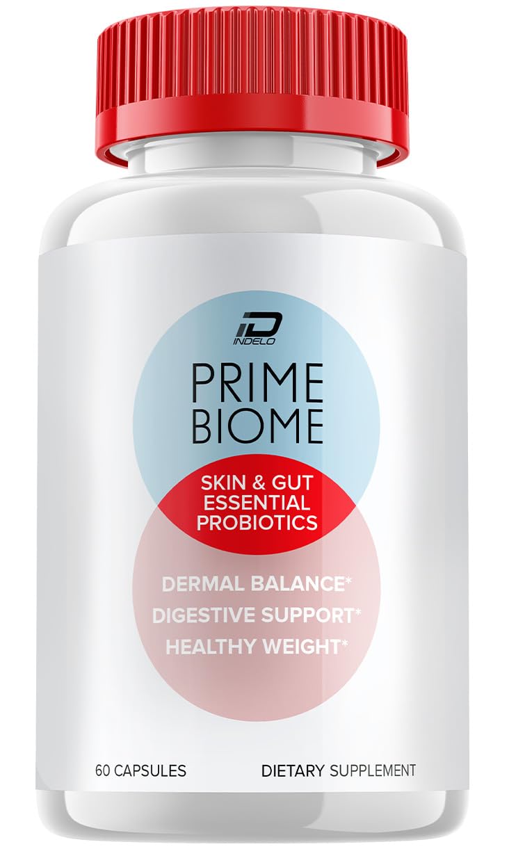 PrimeBiome Capsules bottle with label