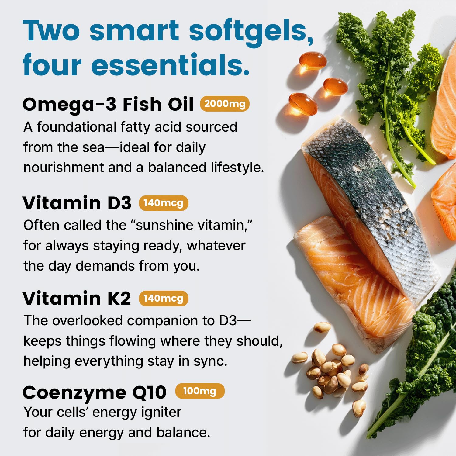 PrimeMD omega-3 capsules pack shows label and dosage guidance.
