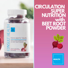Black Cherry flavor Primo Beets Treats bottle label