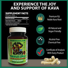 Kava root and powder imagery from Fiji