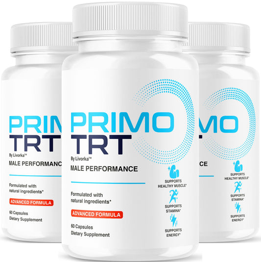 Primo TRT Pills bottle label