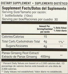 Packaging details showing 30X10 CC vials for Prince of Peace ginseng