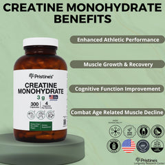 PRISTINE Creatine Monohydrate packaging box