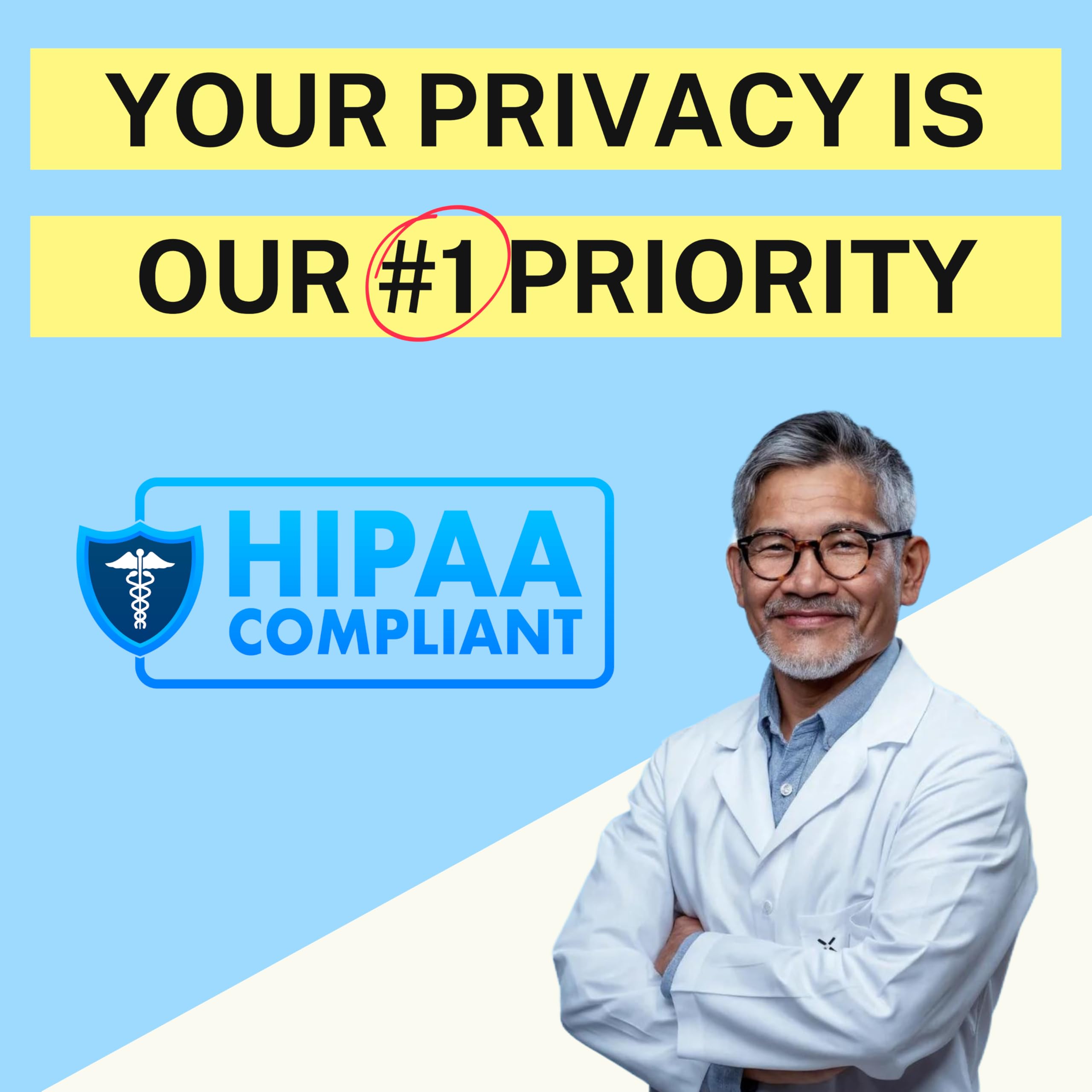 Security and privacy features: HIPAA-compliant encryption