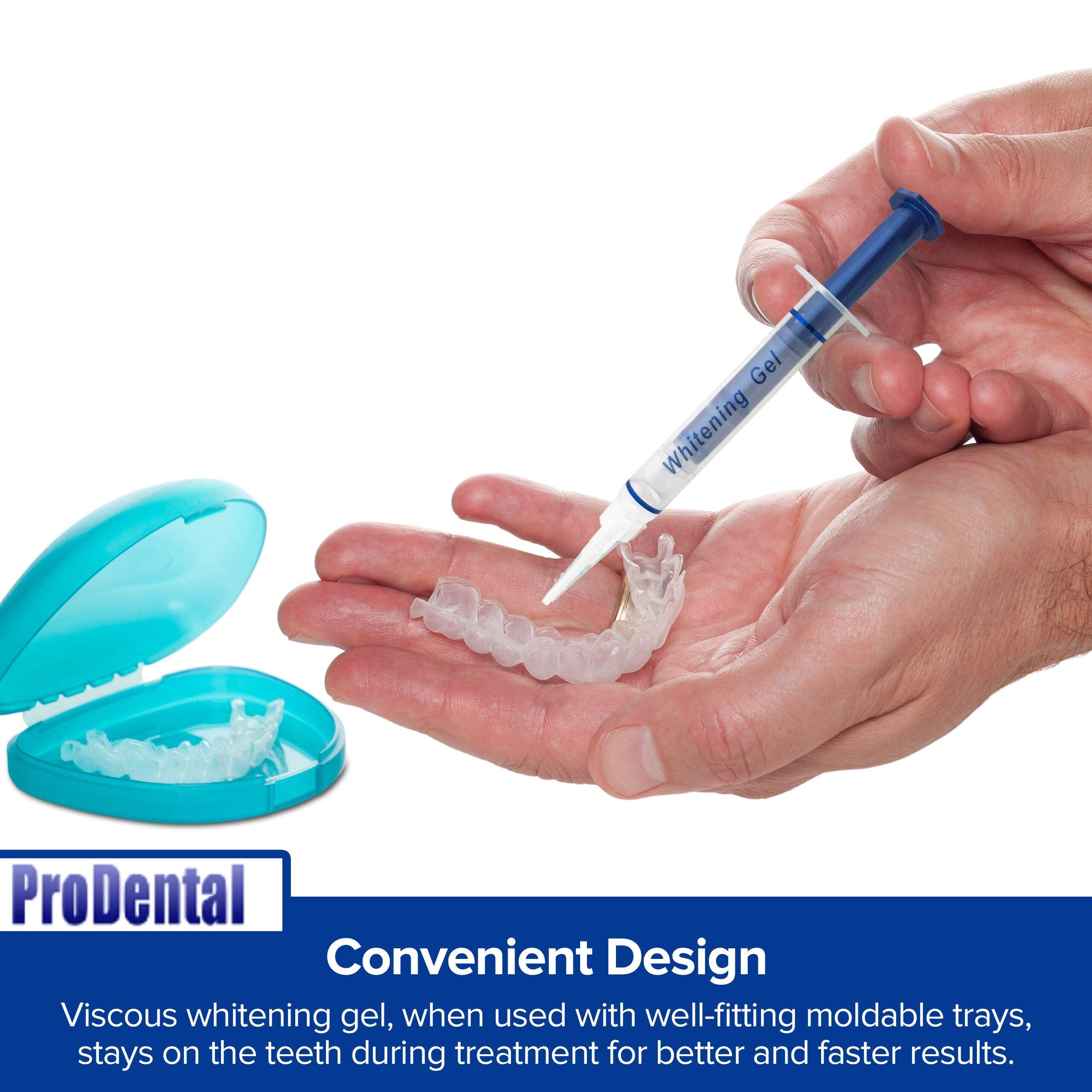 Illustration showing enamel-safe whitening formula for sensitive teeth