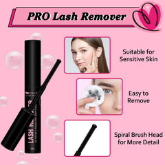 PRO LASHBEAUTY eyelash brush tool for tidy, even separation.