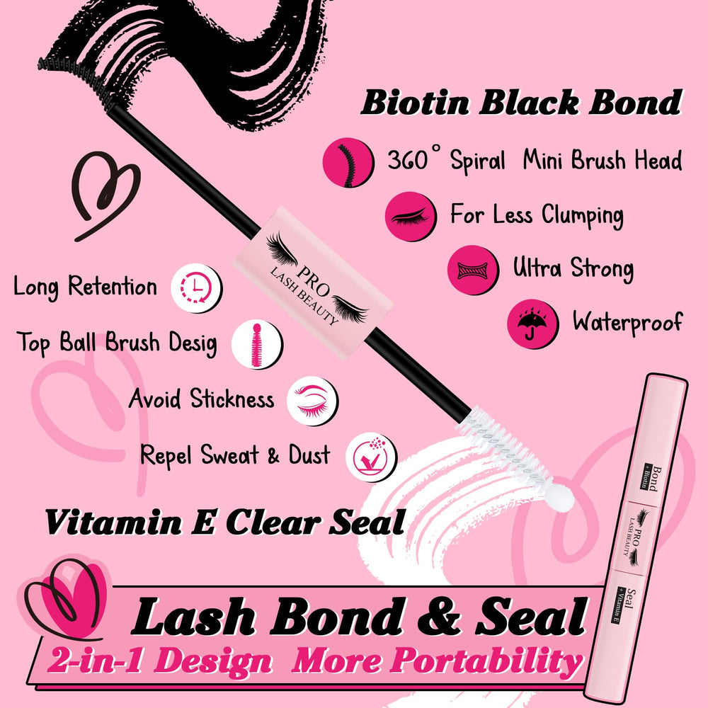 PRO LASHBEAUTY lash remover bottle for gentle cleanup after wear.