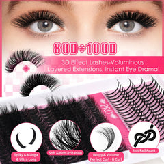 PRO LASHBEAUTY lashes long-lasting and lightweight for all-day comfort