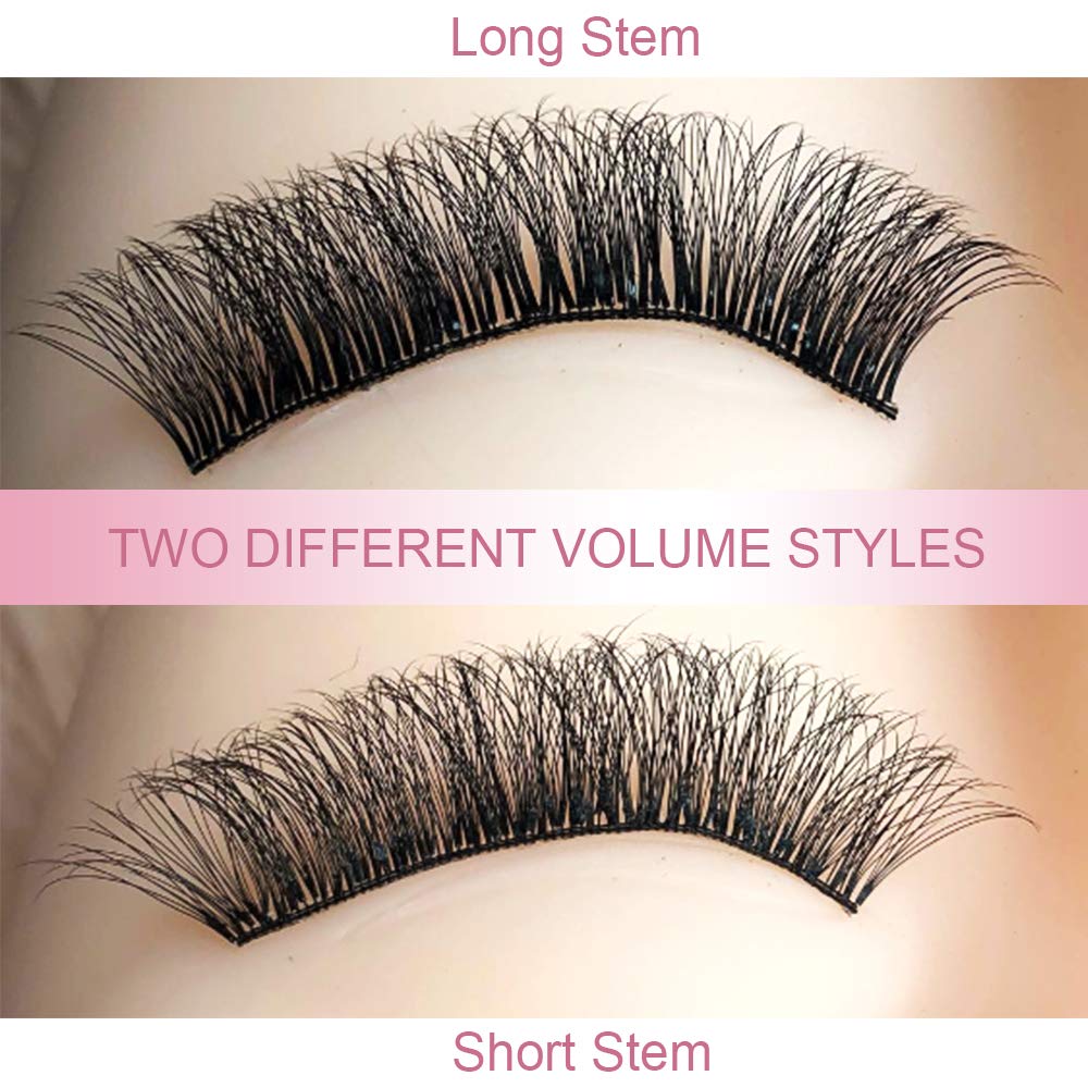 PRO LASHBEAUTY Premade Fans vegan soft lashes for comfortable wear.
