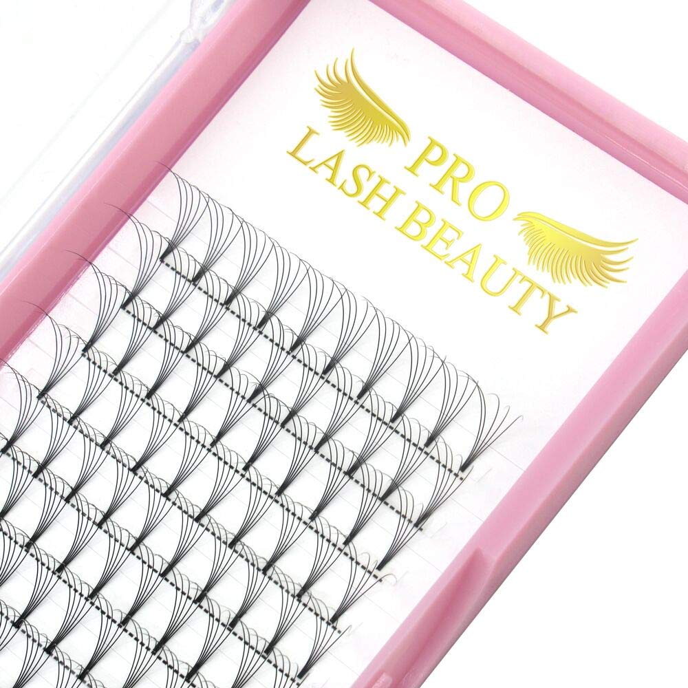 PRO LASHBEAUTY premade fans 5D-0.07-17mm deliver light-weight volumized lift.