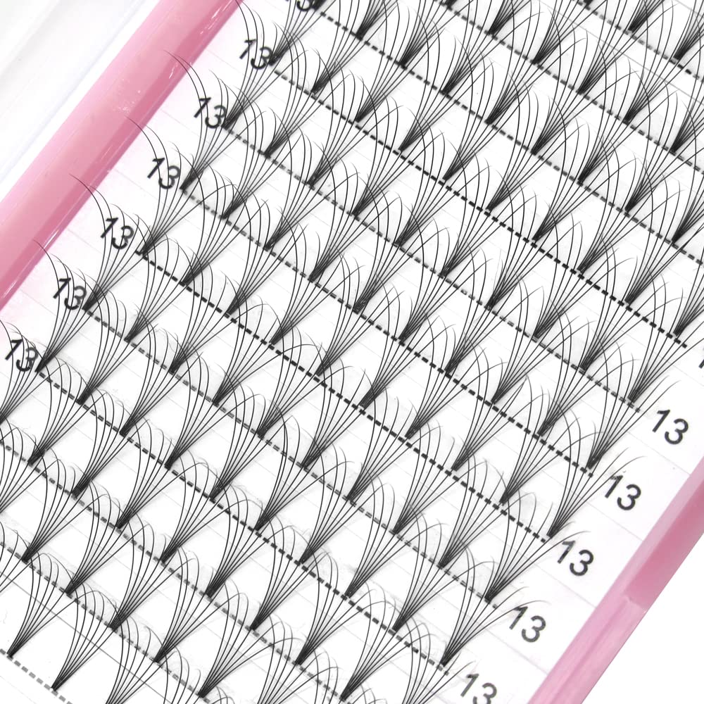 PRO LASHBEAUTY Premade Fans 6D D-curl 010-18mm delivers defined curl and lasting wear.