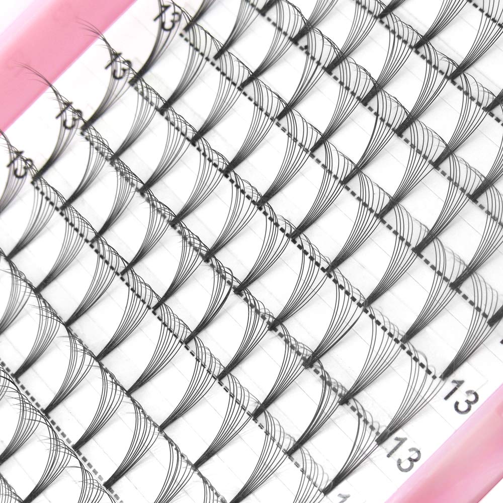 PRO LASHBEAUTY 8D 0.10 root-tight premade fan close-up