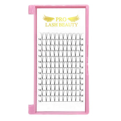 PRO LASHBEAUTY Premade Fans 9-20mm length range for versatile styling options.