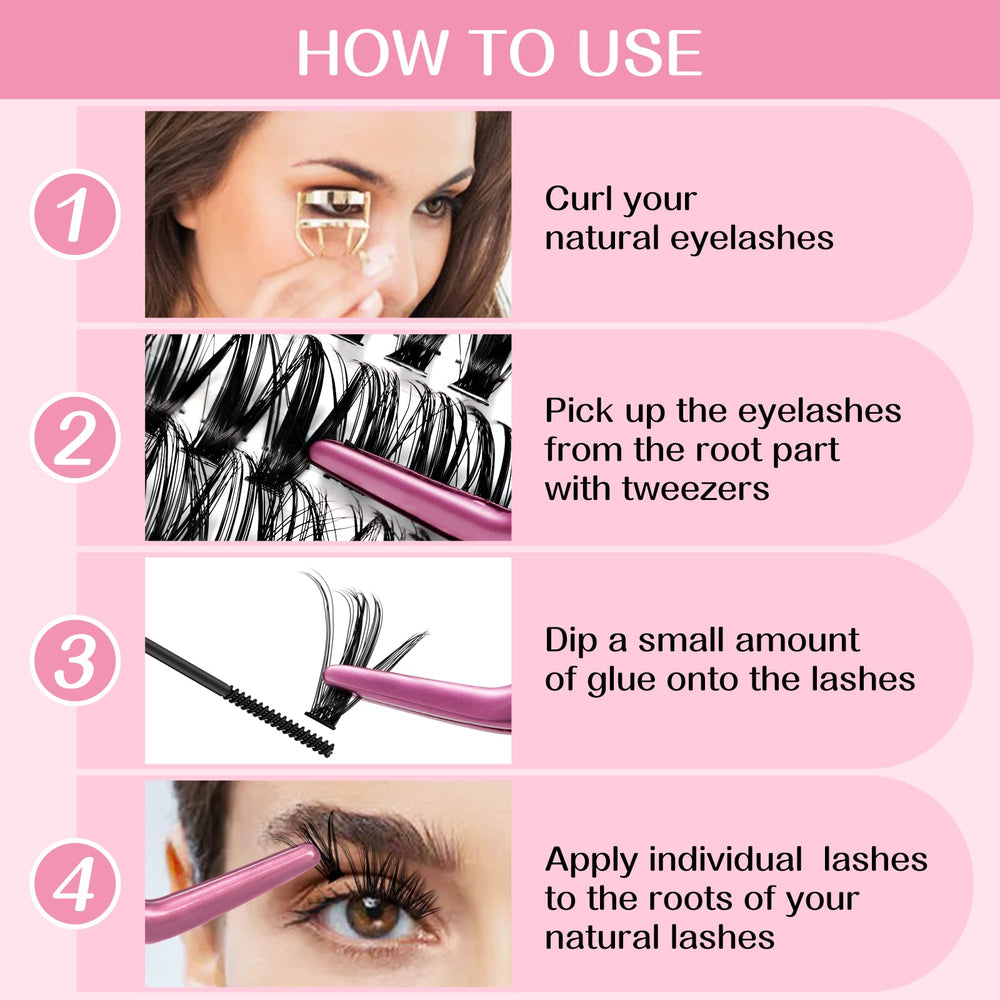 Soft lightweight lashes designed for all day comfort.
