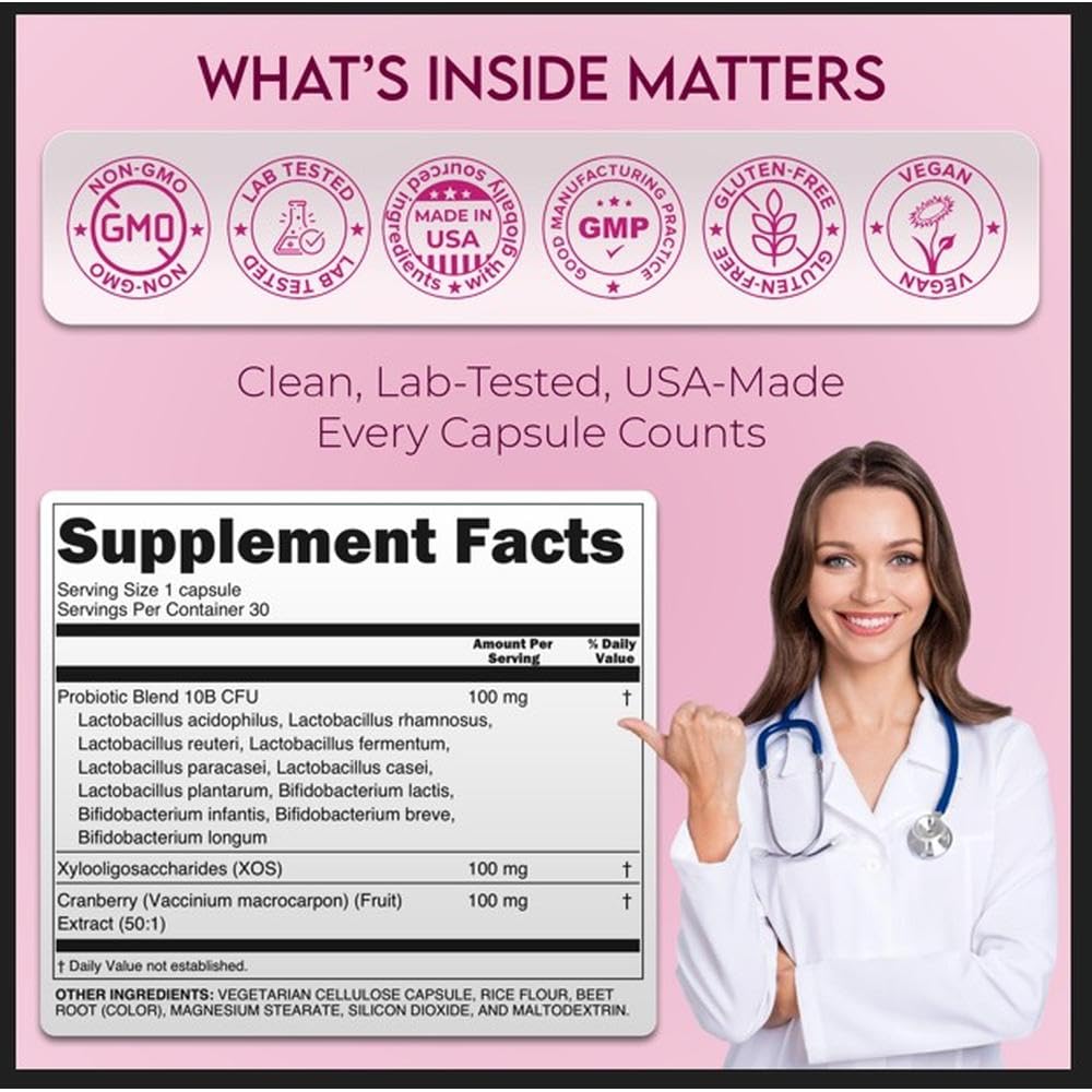 Graphic showing vaginal pH balance support
