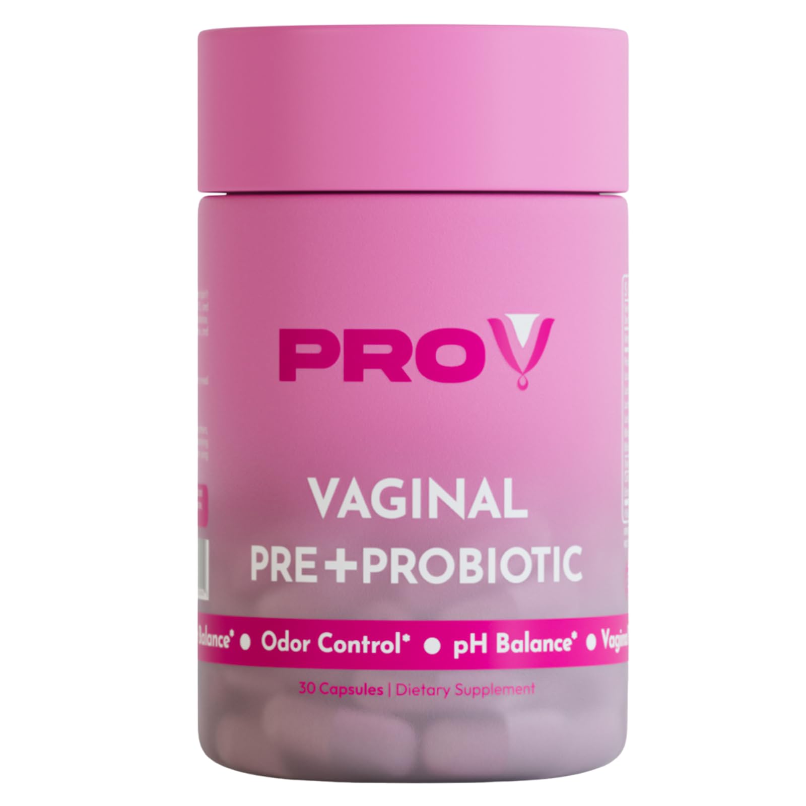 Pro-V Health Vaginal Probiotics bottle – 30 capsules