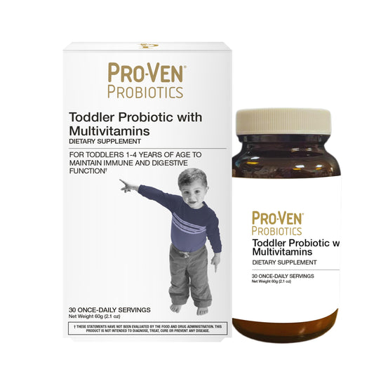Pro-Ven Toddler Probiotic Powder berry flavor hero image