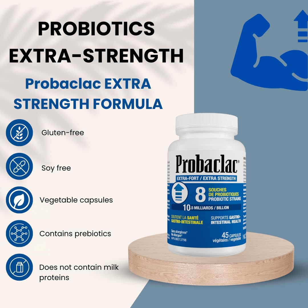 Allergen-free, gluten-free, soy-free Probaclac packaging