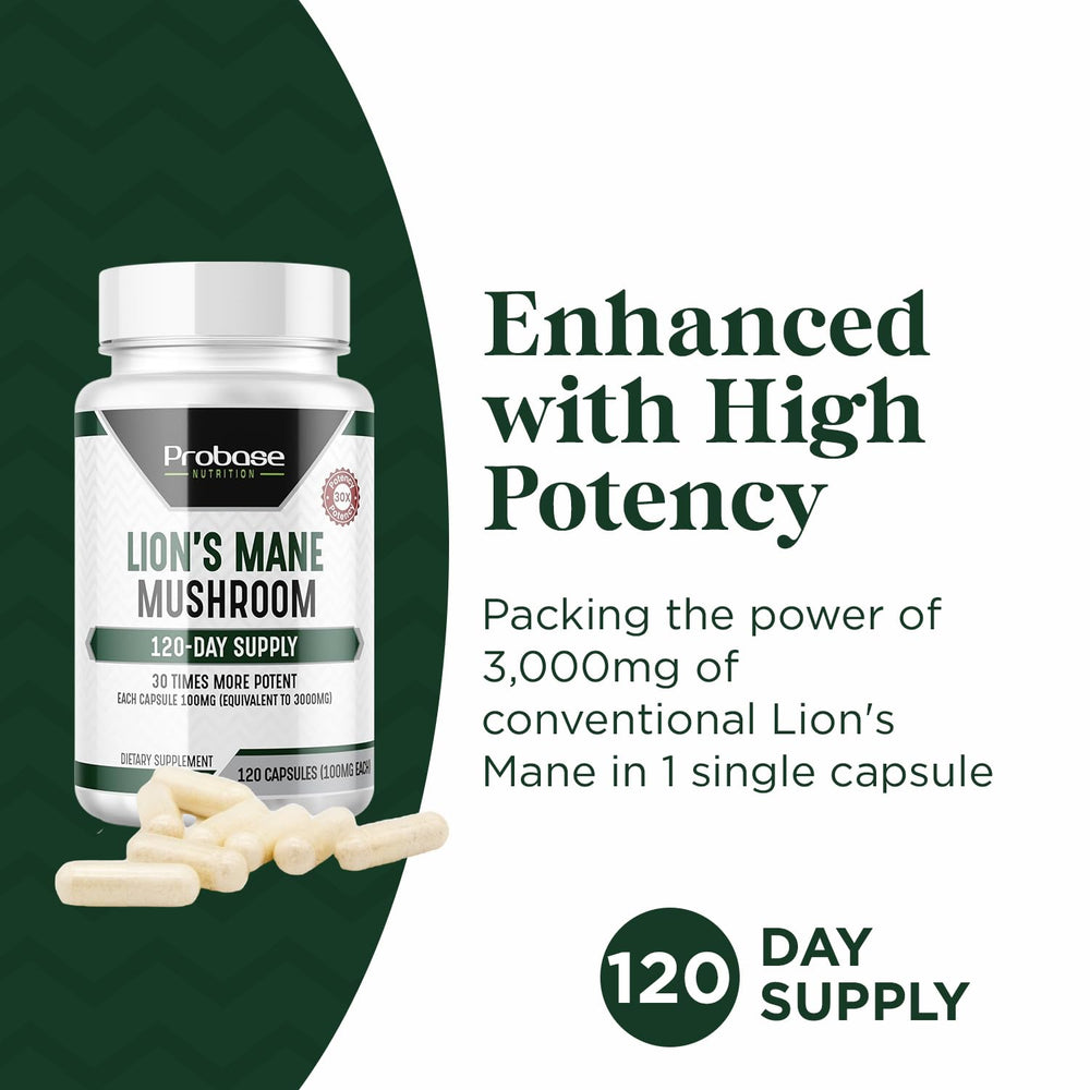 Lifestyle shot suggesting focus and brain health with Lions Mane