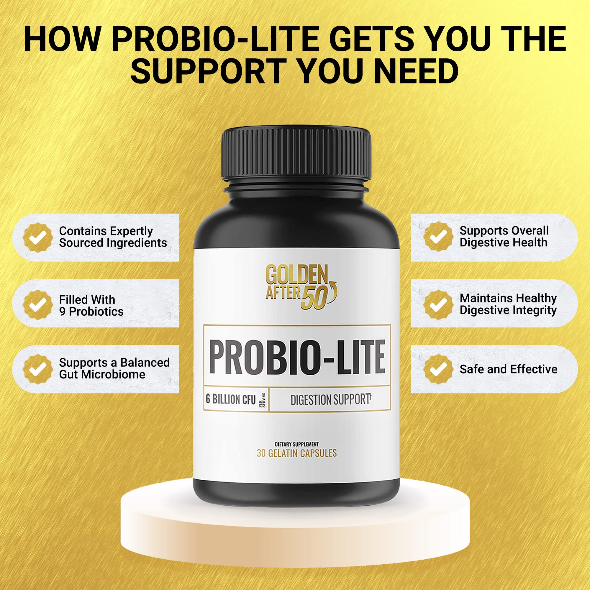 Digestive health concept with gut imagery representing Probio-Lite