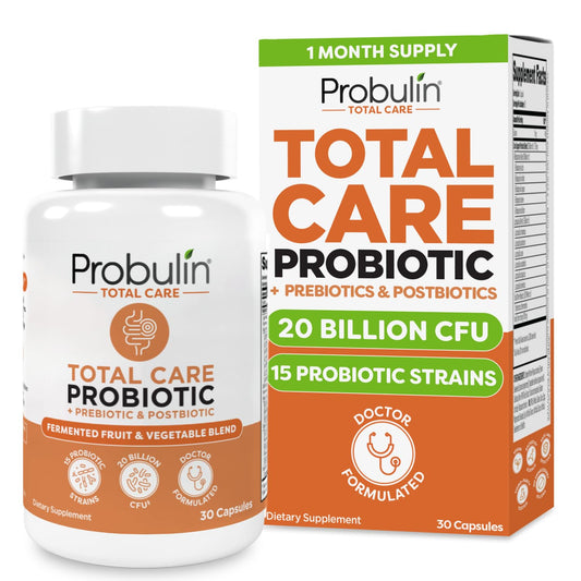 Probulin Total Care Probiotic bottle – front view