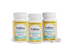 ProBiora oral-care probiotic tablets packaging front in mint flavor