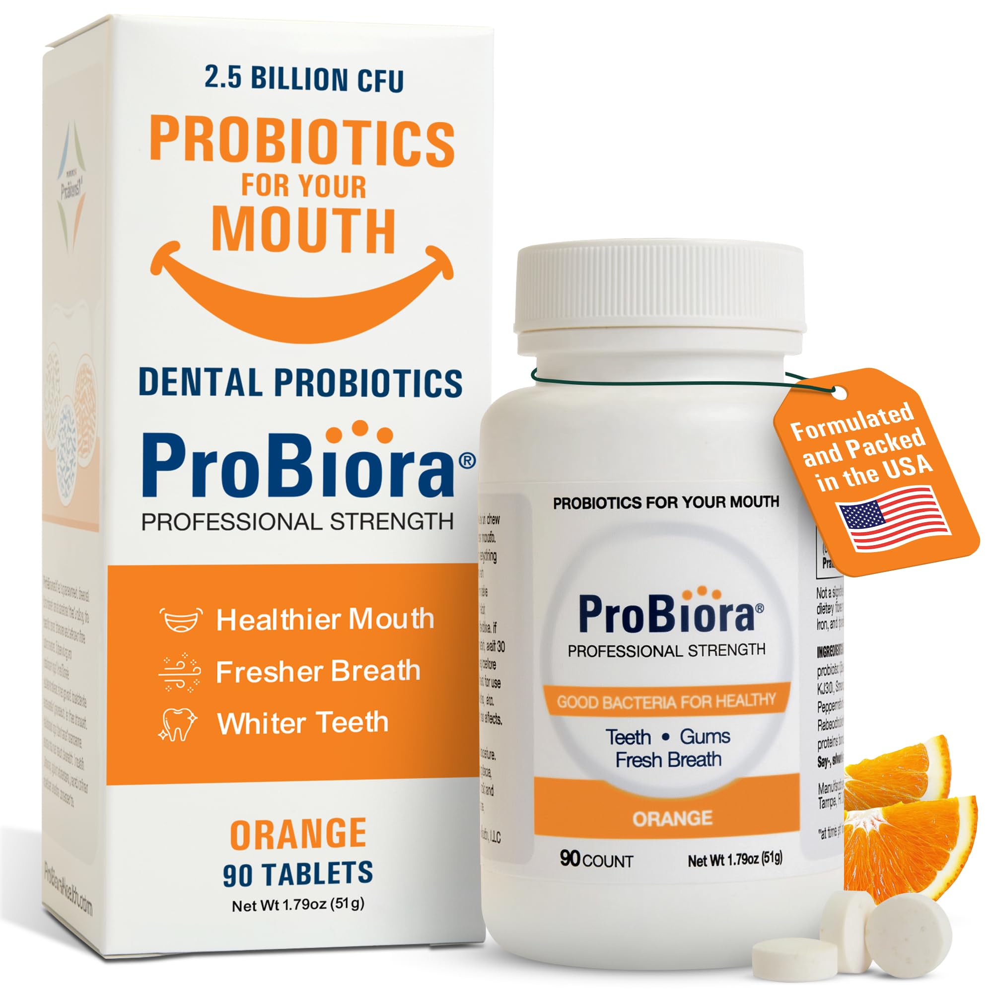 ProBiora probiotic tablet for teeth and gums