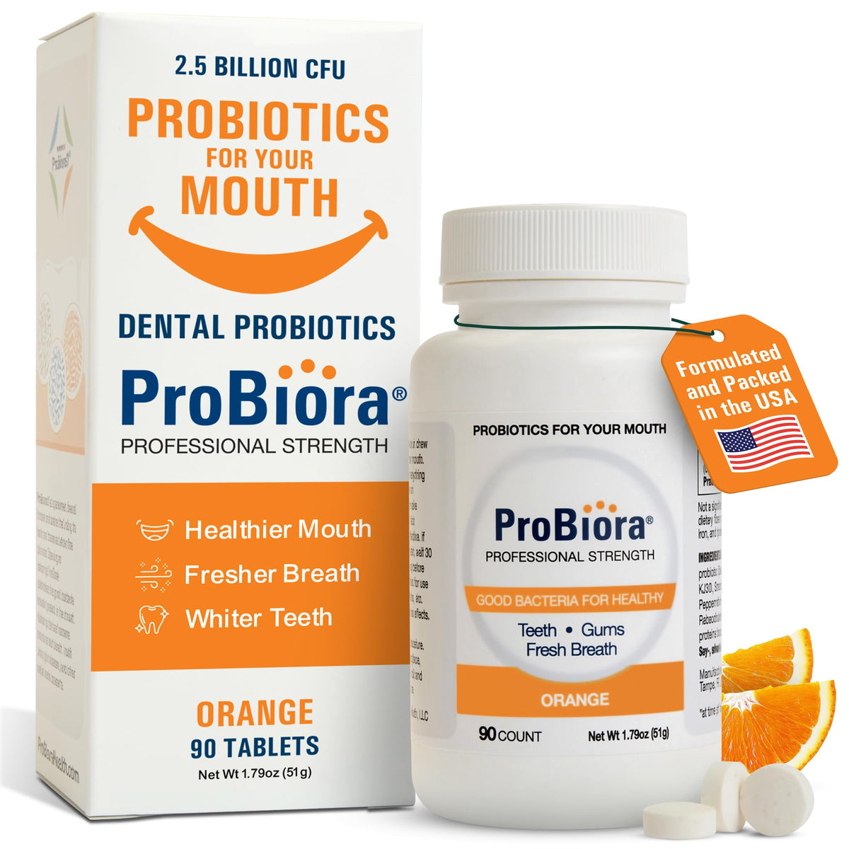 ProBiora probiotic tablet for teeth and gums