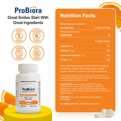Professional-strength ProBiora tablets for oral health
