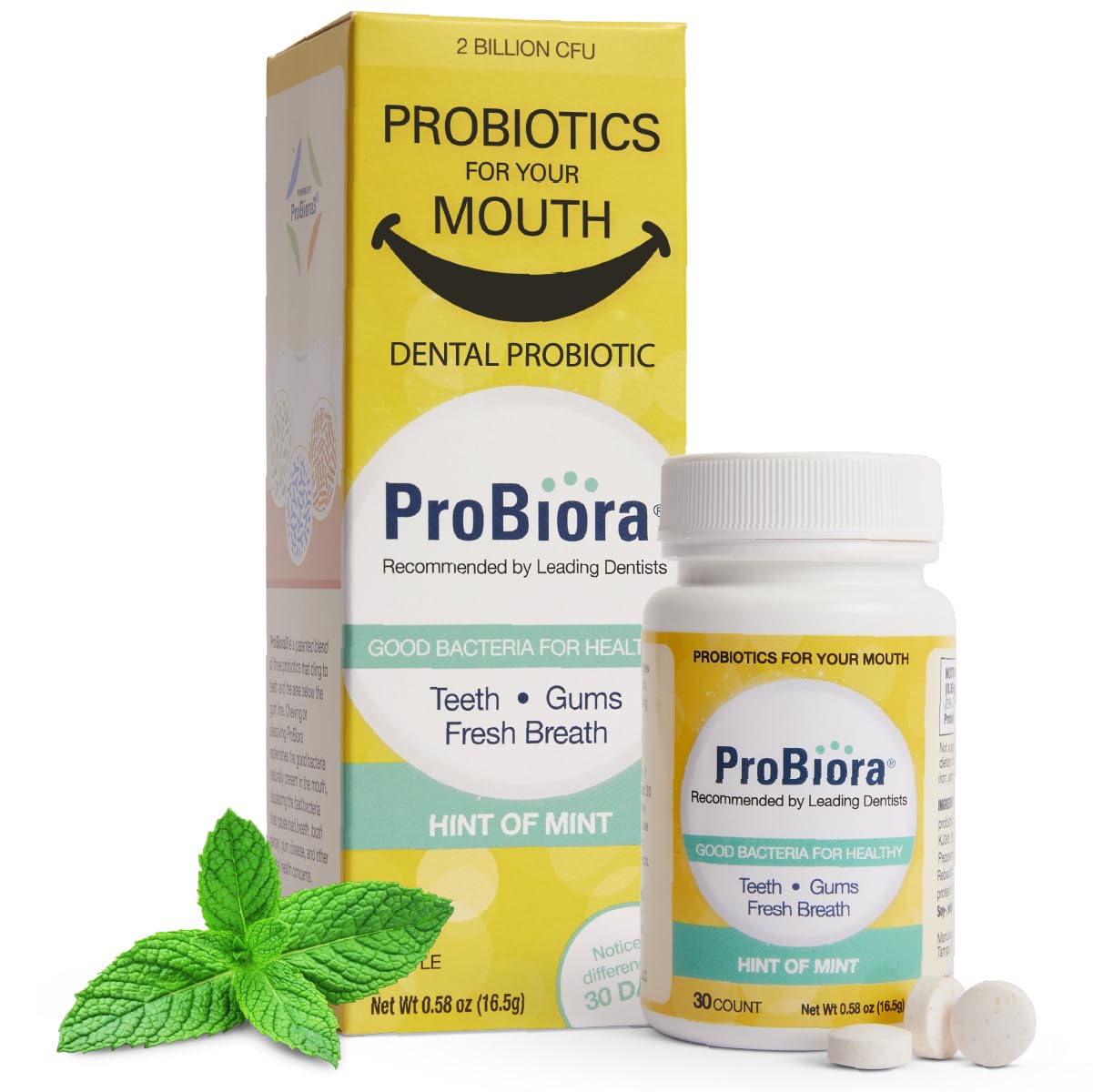 ProBiora dental probiotics for teeth and gums
