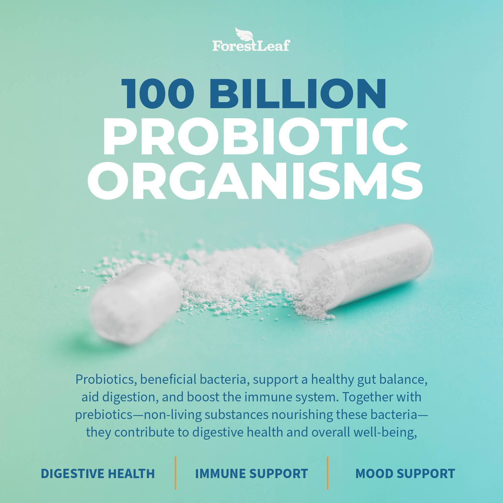 Probiotic capsules supporting digestive health and immune function