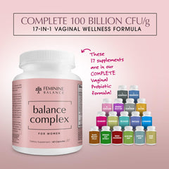 Probiotic blend illustration for Balance Complex