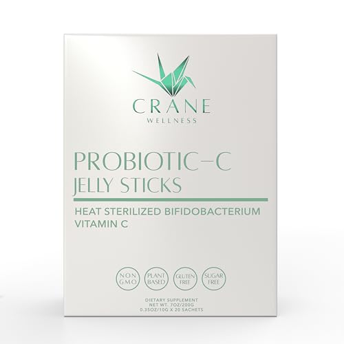 Close-up of PROBIOTIC-C Jelly Sticks 10 billion CFU label