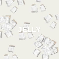 Jelly stick texture and flavor close-up