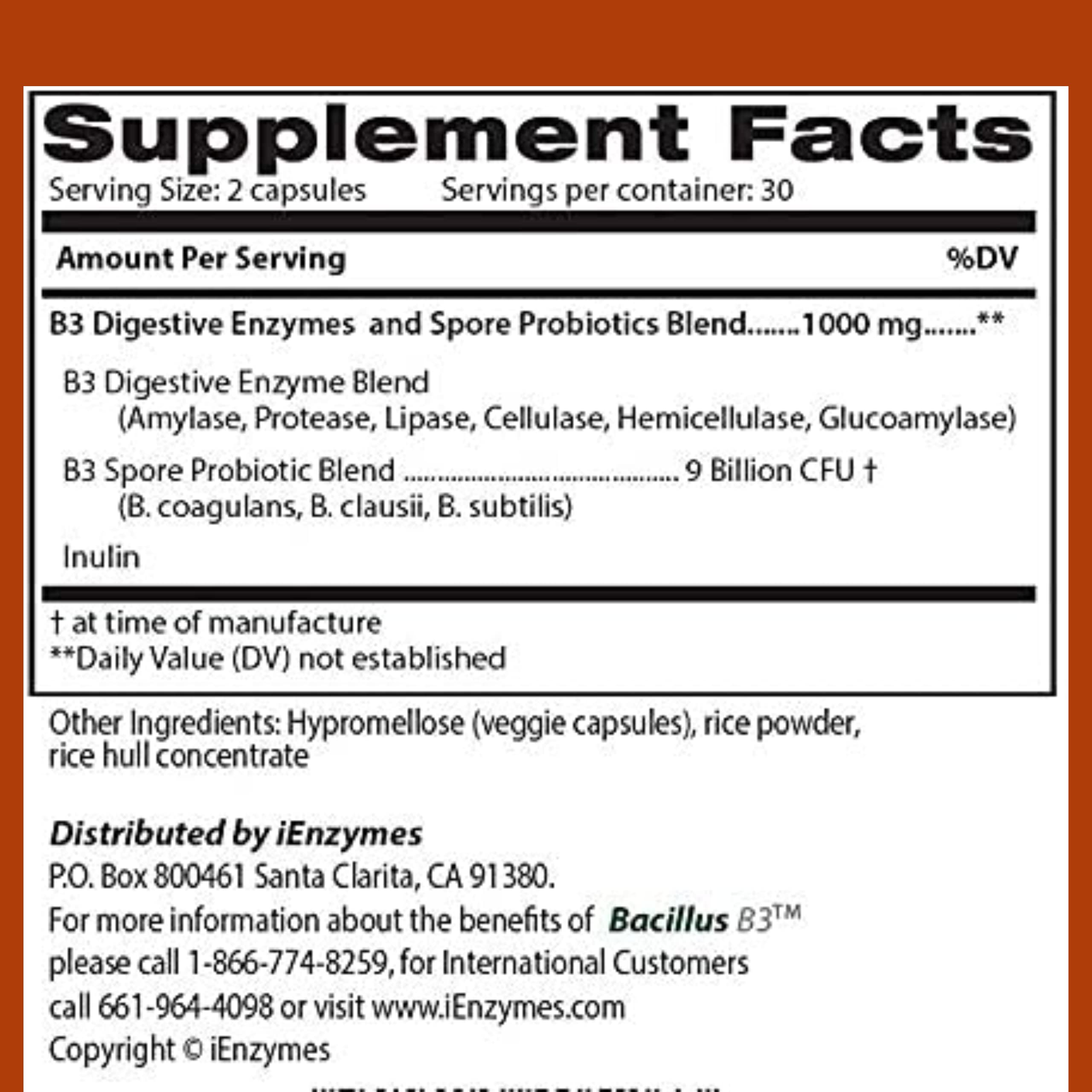 Close-up of probiotic capsules