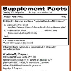 Close-up of probiotic capsules