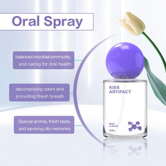 Daily use scenario with probiotic oral spray at work