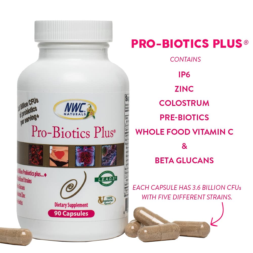 Five probiotic species included in Pro-Biotics Plus