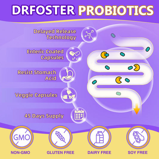 Close-up of diverse probiotic strains including Bacillus Subtilis and Bacillus Coagulans