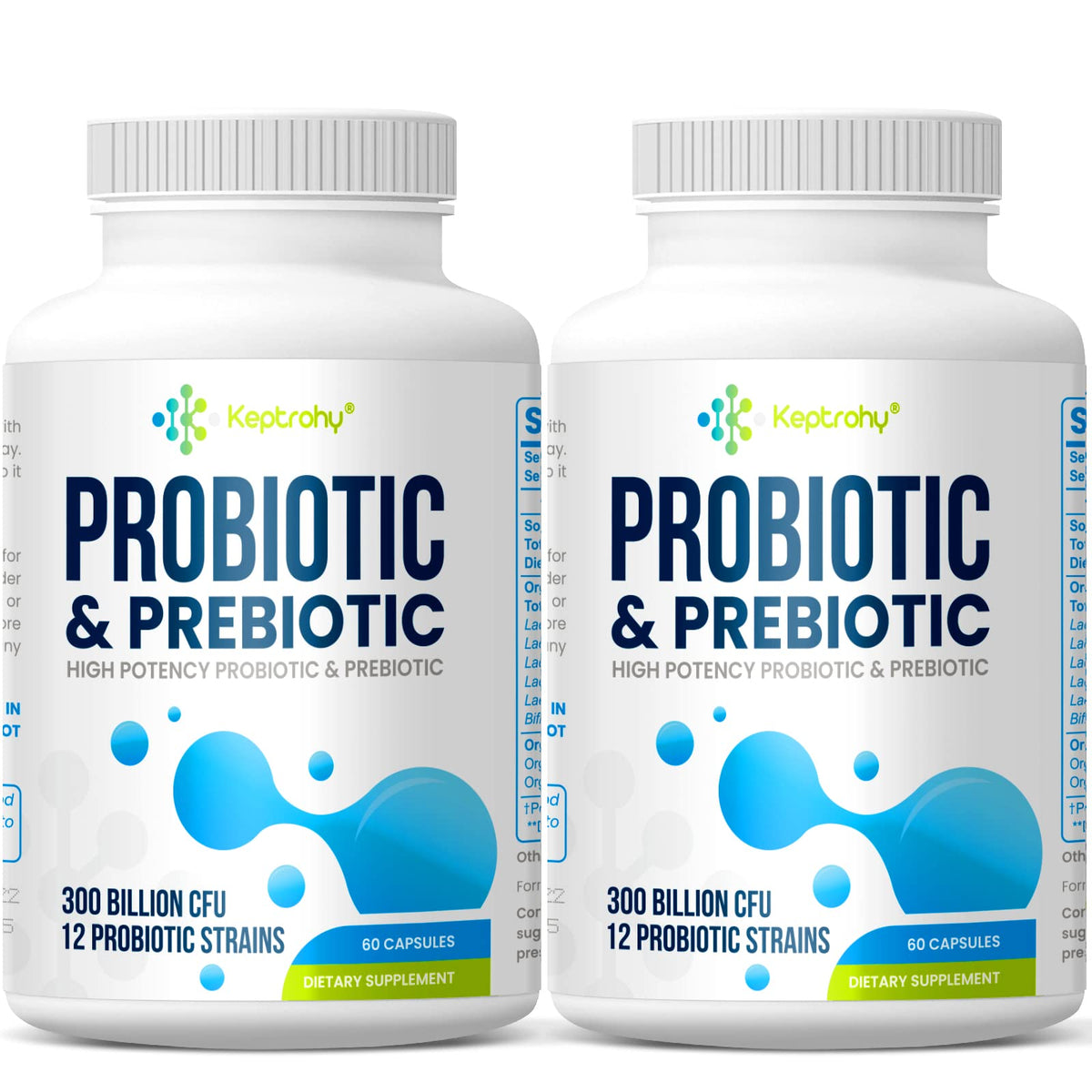 Bottle of Probiotics for Women & Men – 120 capsules