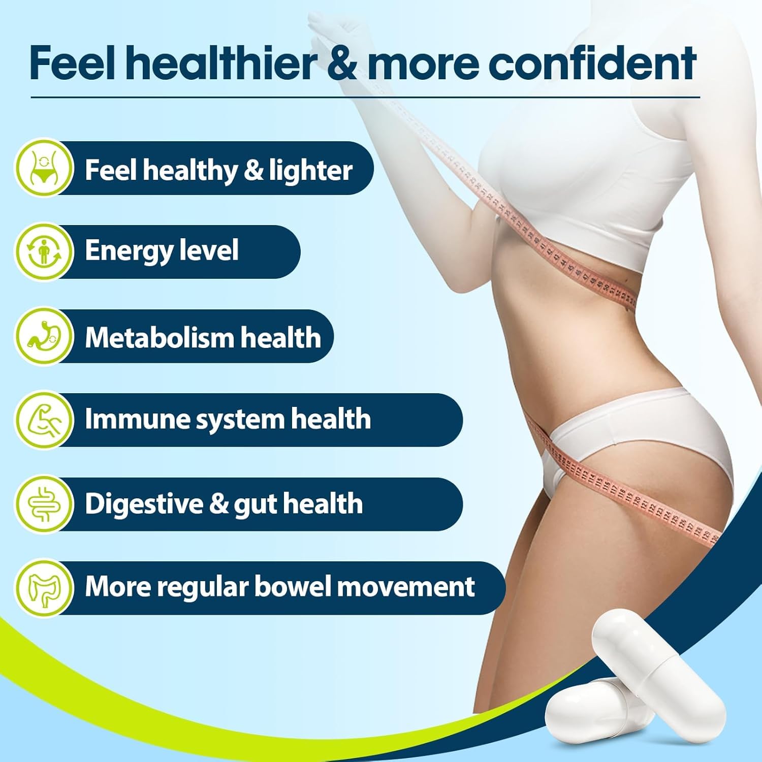 NSF GMP-certified facility emblem and allergen-free ingredients