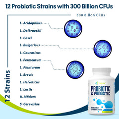 Vegan, non-GMO probiotic capsules for both women and men