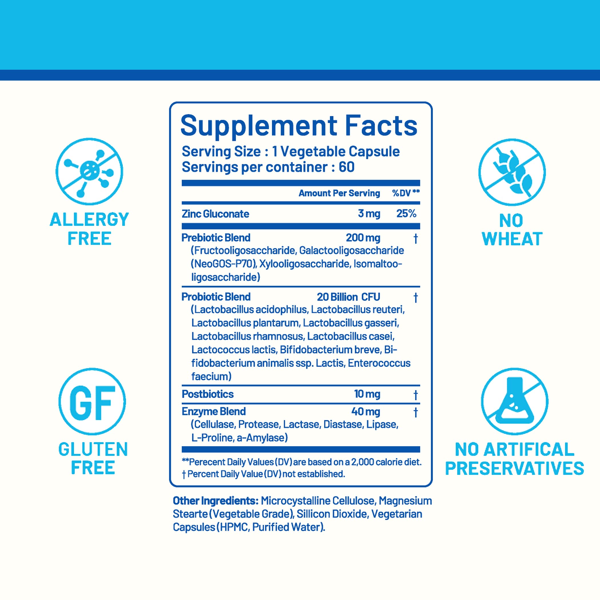 Probiotics 3 in 1 capsule close-up